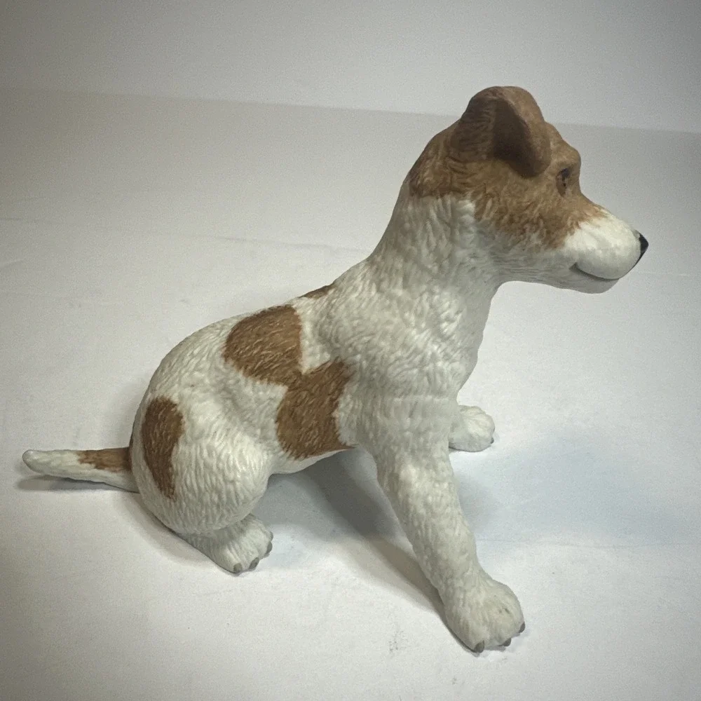 Retired 2002 LENOX Little Jack Russell Terrier Figurine - Handcrafted Porcelain